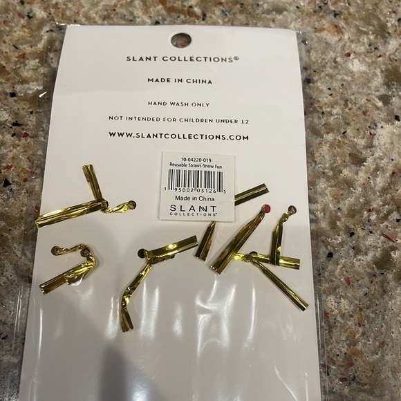 NEW Slant Collections Reusable Straws - Snow Much Fun - Picture 6 of 6